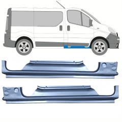 Tröskelplåt reparationspanel för Opel Vivaro 2001-2014 / Vänster+Höger / Set 13246