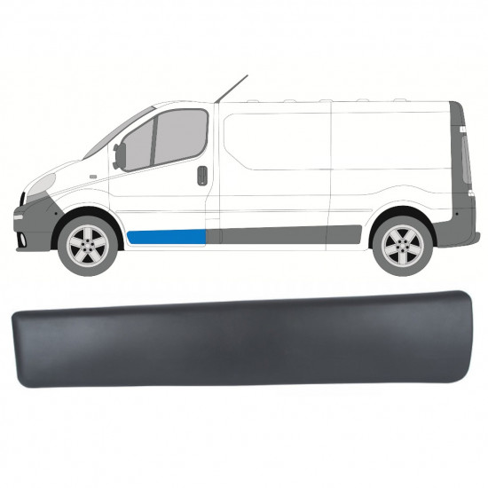 Främre dörrlister för Renault Trafic 2001-2014 / Vänster 8200