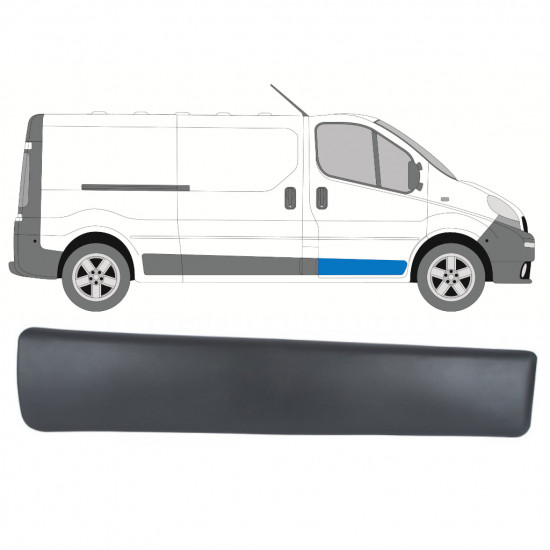 Främre dörrlister för Renault Trafic 2001-2014 / Höger 8199