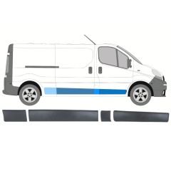 Prydnads skyddslister set för Opel Vivaro 2001-2014 / Höger / 13905
