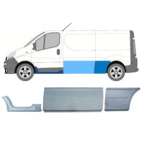 Reparationspanel set för Renault Trafic Opel Vivaro 2001-2014 / LWB / Vänster /  11107