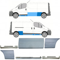 Reparationspanel set för Renault Trafic Opel Vivaro 2001-2014 / LWB /  11109