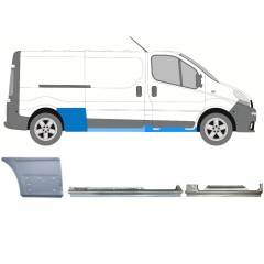 Reparationspanel set för Opel Vivaro 2001-2014 / Höger / 13304