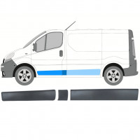 Prydnads skyddslister set för Renault Trafic Opel Vivaro Primastar 2001-2014 / SWB / Vänster /  8570