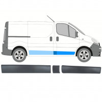 Prydnads skyddslister set för Renault Trafic Opel Vivaro Primastar 2001-2014 / SWB / Höger /  8569