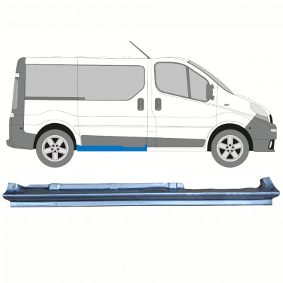 RENAULT TRAFIC OPEL VIVARO 2001-2014 SKJUTDÖRRENS TRÖSKELPANEL / HÖGER