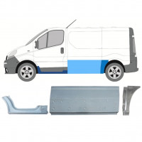 Reparationspanel set för Renault Trafic Opel Vivaro 2001-2014 / SWB / Vänster /  11232