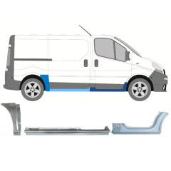 Reparationspanel set för Opel Vivaro 2001-2014 / Höger / 13313
