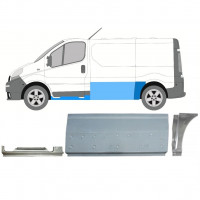 Reparationspanel set för Renault Trafic Opel Vivaro 2001-2014 / SWB / Vänster /  11229