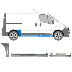 Reparationspanel set för Renault Trafic 2001-2014 / Höger / 13310
