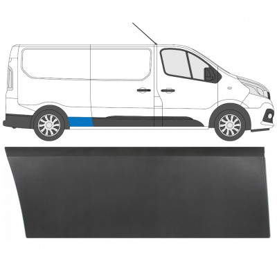 Prydnadslist stänkskärm list för Renault Trafic 2014- / Höger 8219