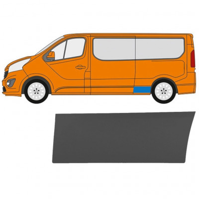 RENAULT TRAFIC 2014- LÅNG SIDOLIST / VÄNSTER