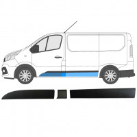 Prydnads skyddslister set för Renault Trafic Opel Vivaro Talento 2014- / SWB / Vänster /  8568