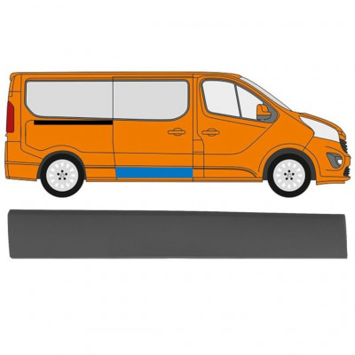 Prydnadslist skjutdörr för Renault Trafic 2014- / Höger 11250