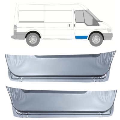 Inre fram dörrreparationspanel för Ford Transit 2000-2013 / Vänster+Höger / Set 14542