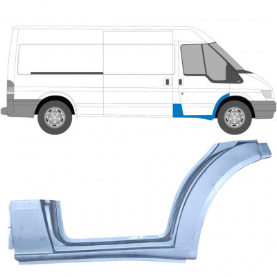 Fram hjulhus + skärm reparationspanel för Ford Transit 2000-2013 / Höger 9076