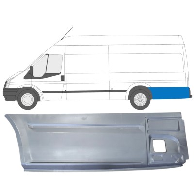 Sidovägg hjulhuskant för Ford Transit 2000-2013 / Vänster 14616