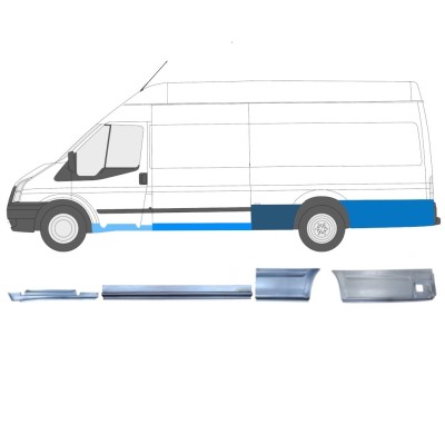 Reparationspanel set för Ford Transit 2000-2013 / Vänster / 14684