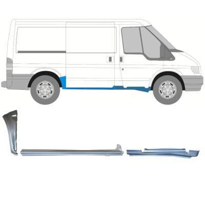 Reparationspanel set för Ford Transit 2000-2013 / Höger / 15019