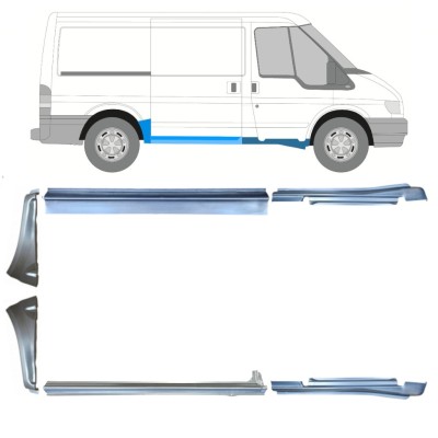 Reparationspanel set för Ford Transit 2000-2013 / Vänster+Höger / 15021