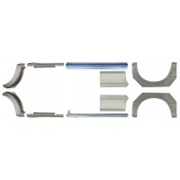 Tröskelplåt + sidovägg hjulhuskant för Ford Transit 2000-2013 / Set 12678