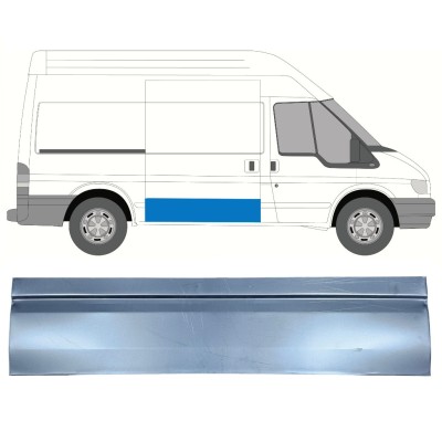 Skjutdörr reparationspanel yttre för Ford Transit 2000-2013 / Höger 15130