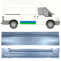 Inre + yttre skjutdörr reparationspanel för Ford Transit 2000-2013  / MWB / LWB / Höger /  12665