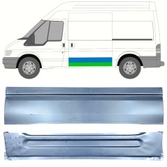 Inre + yttre skjutdörr reparationspanel för Ford Transit 2000-2013 / Vänster / Set 12667