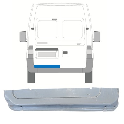 Reparationspanel för bakdörr för Ford Transit 2000-2013 / Vänster 14655