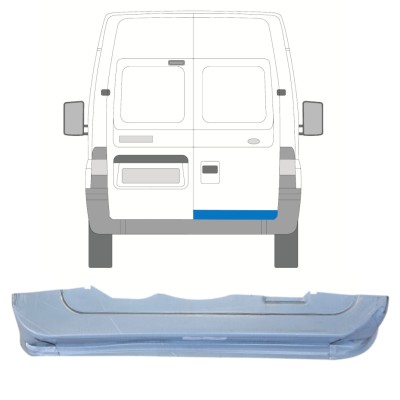 Reparationspanel för bakdörr för Ford Transit 2000-2013 / Höger 14654