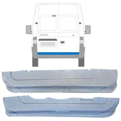 Reparationspanel för bakdörr för Ford Transit 2000-2013 / Vänster+Höger / Set 14656