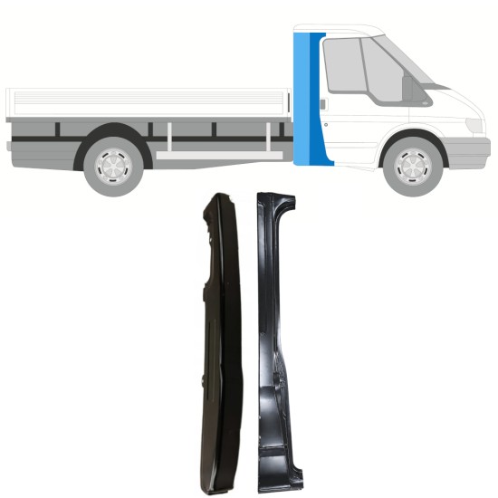 Reparationspanel för stolpe för Ford Transit 2000-2013 / Höger / Set 14900 Reparationspanel för stolpe för Ford Transit 2000-2013 / Höger / Set 14900