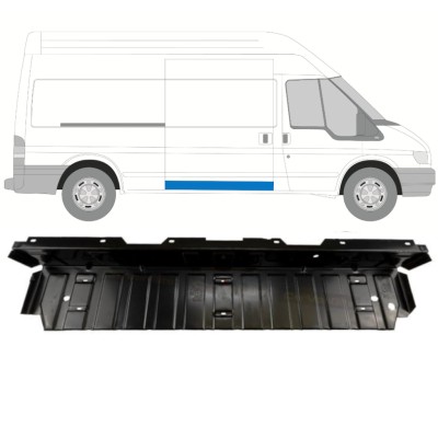 Reparationsplåt insteg vänster/höger för Ford Transit 2000-2013 / Vänster = Höger (symmetrisk) 15986