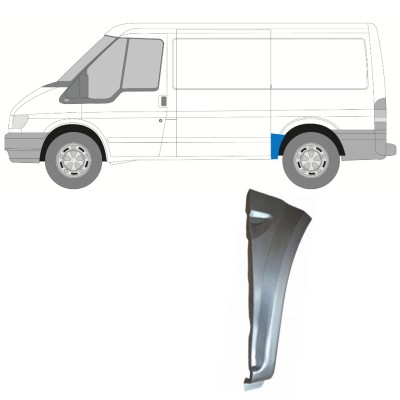 Sidovägg hjulhuskant för Ford Transit 2000-2013 / Vänster 14999