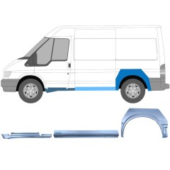 Reparationspanel set för Ford Transit 2000-2013 / Vänster / 12433