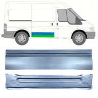 Inre + yttre skjutdörr reparationspanel för Ford Transit 2000-2013  / SWB / Höger /  12664