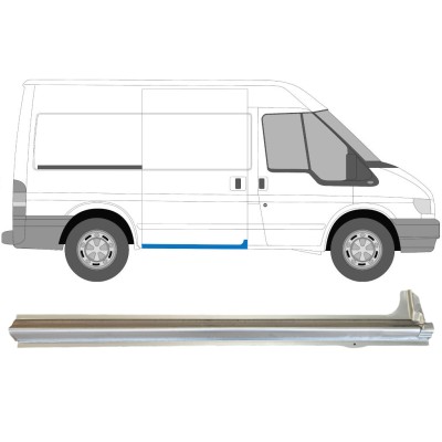 Skjutdörr tröskel reparationspanel för Ford Transit 2000-2013 / Höger 15062