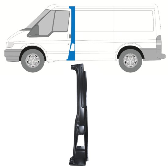 Reparationspanel för stolpe för Ford Transit 2000-2013 / Vänster 16062