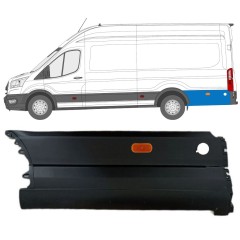 Sidovägg skyddslister för Ford Transit 2014- / Vänster / Set 14679