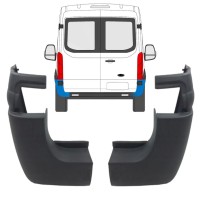 Stötfångarhörn bak för Ford Transit 2014- / Vänster+Höger / Set 9731