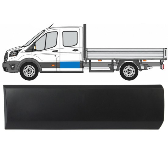 Prydnadslist skyddslister dörr bak för Ford Transit 2014- 2019-2026 / Vänster 17147