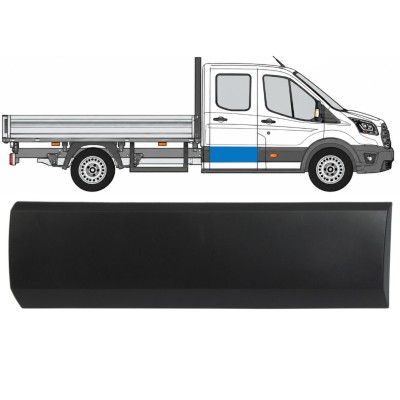 Prydnadslist skyddslister dörr bak för Ford Transit 2014- 2019-2026 / Höger 17146