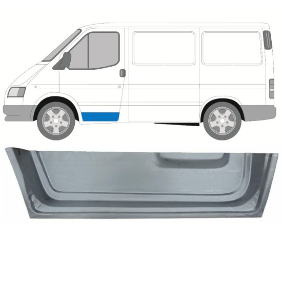 Inre fram dörrreparationspanel för Ford Transit 1986-2000 / Vänster 16023