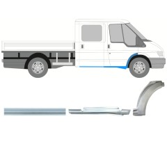 Reparationspanel för tröskel + fram skärm för Ford Transit 2000-2013 / Höger / Set 9923
