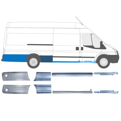 Reparationspanel set för Ford Transit 2000-2013 / Vänster+Höger / 14685