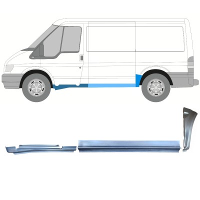 Reparationspanel set för Ford Transit 2000-2013 / Vänster / 15020
