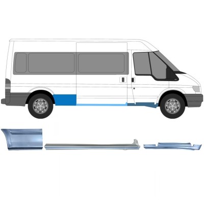 Reparationspanel set för Ford Transit 2000-2013 / Höger / 12436
