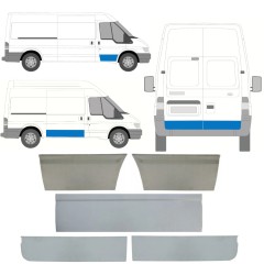 Dörreparationspanel för Ford Transit 2000-2013 / Vänster+Höger / Set 11387