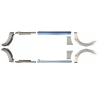 Tröskelplåt + sidovägg hjulhuskant för Ford Transit 2000-2013 / Set 12676