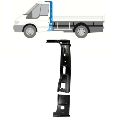 Inre stolpe reparationsplåt för Ford Transit 2000-2013 / Vänster / Set 16933